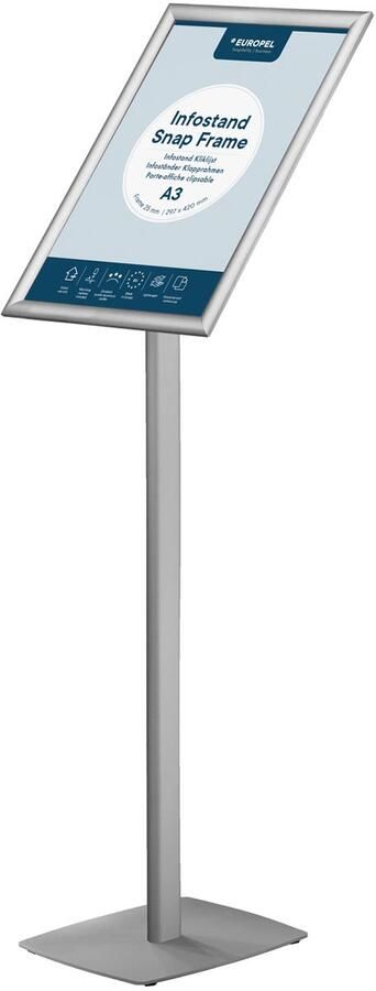 Europel Infostandaard Premium met A3 Kliklijst 25 mm - Foto 2