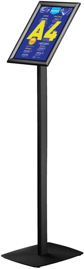 Europel Infostandaard Premium met A4 Kliklijst 25 mm Zwart - Foto 2