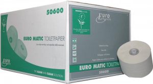 Europroducts toiletpapier met dop 1-laags 150 meter eco pak van 36 rollen