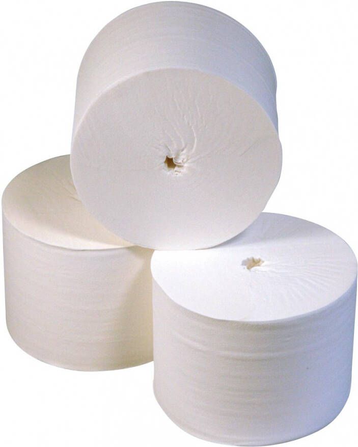Europroducts toiletpapier zonder kern 2-laags 900 vellen pak van 36 rollen