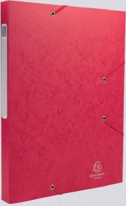 Exacompta Elastobox Cartobox rug van 2 5 cm rood 5 10e kwaliteit