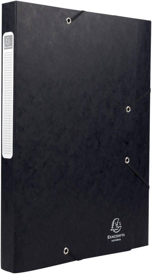 Exacompta Elastobox Cartobox rug van 2 5 cm zwart 5 10e kwaliteit