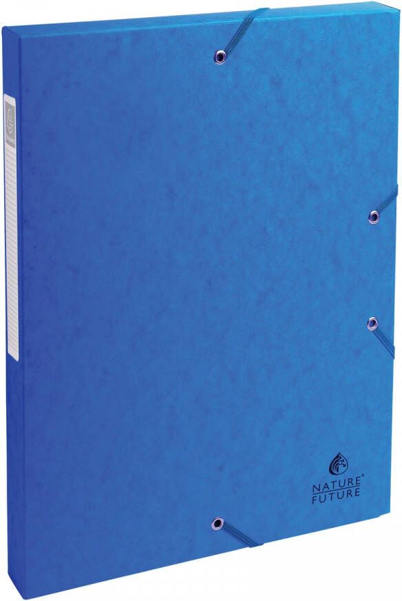 Exacompta elastobox Exabox blauw rug van 2 5 cm