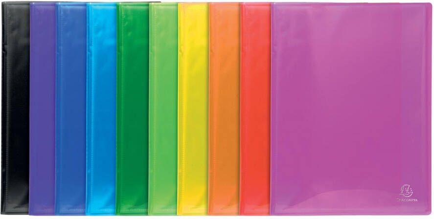 Exacompta Iderama showalbum uit PP met 30 tassen geassorteerde kleuren