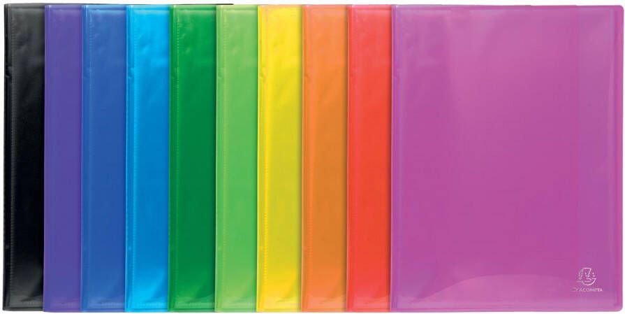 Exacompta Iderama showalbum uit PP met 40 tassen geassorteerde kleuren