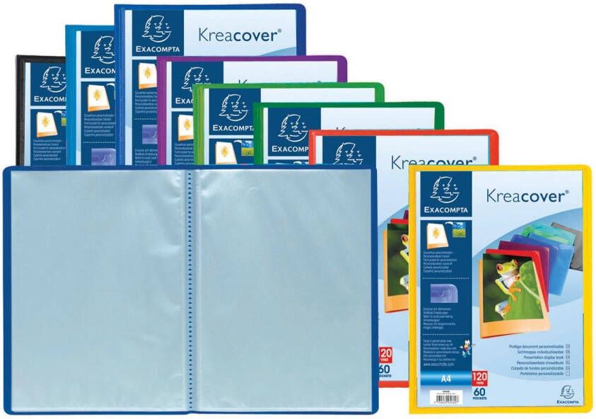 Exacompta Kreacover showalbum A4 60 tassen