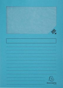 Exacompta L-map Forever voor ft A4 pak van 25 stuks lichtblauw