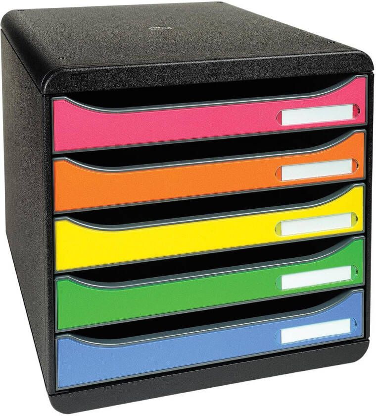 Exacompta Bureauladeblok Big-Box Plus Harlequin met 5 lades