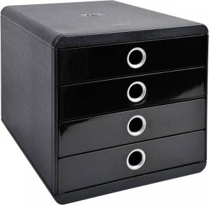Exacompta ladenblok Pop-Box zwart zilver