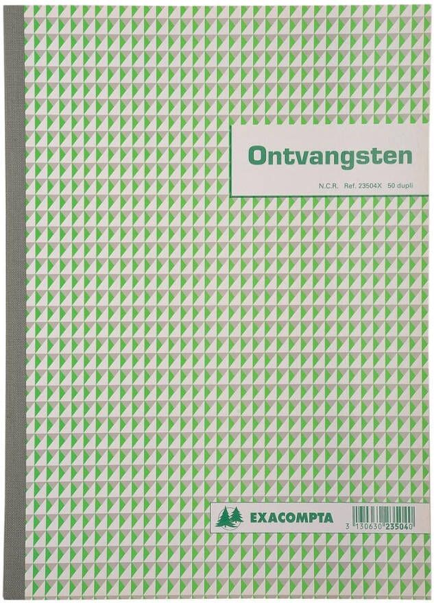 Paagman Exacompta ontvangsten ft 29 7 x 21 cm Nederlandstalig dupli (50 x 2 vel) - Foto 2