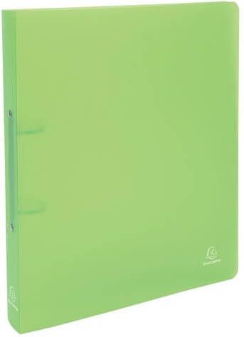 Exacompta ringmap Chromaline voor ft A4 maxi uit PP 2 ringen van 30 mm groen