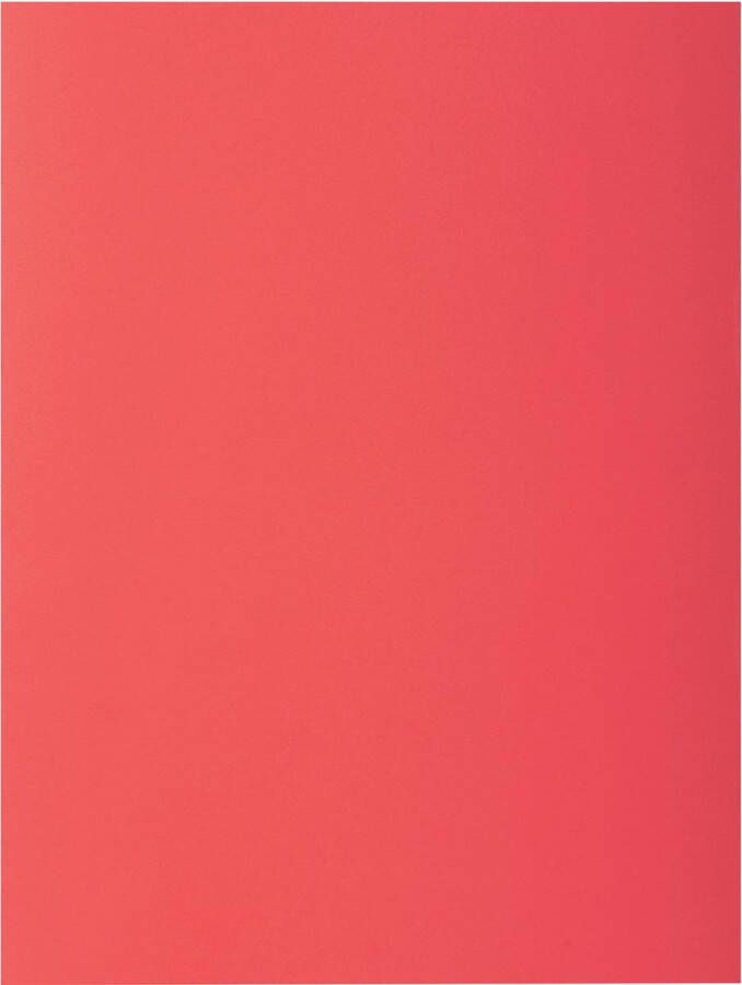 Exacompta Rock&apos;s 80 dossiermap ft 22 x 31 cm pak van 100 koraalrood