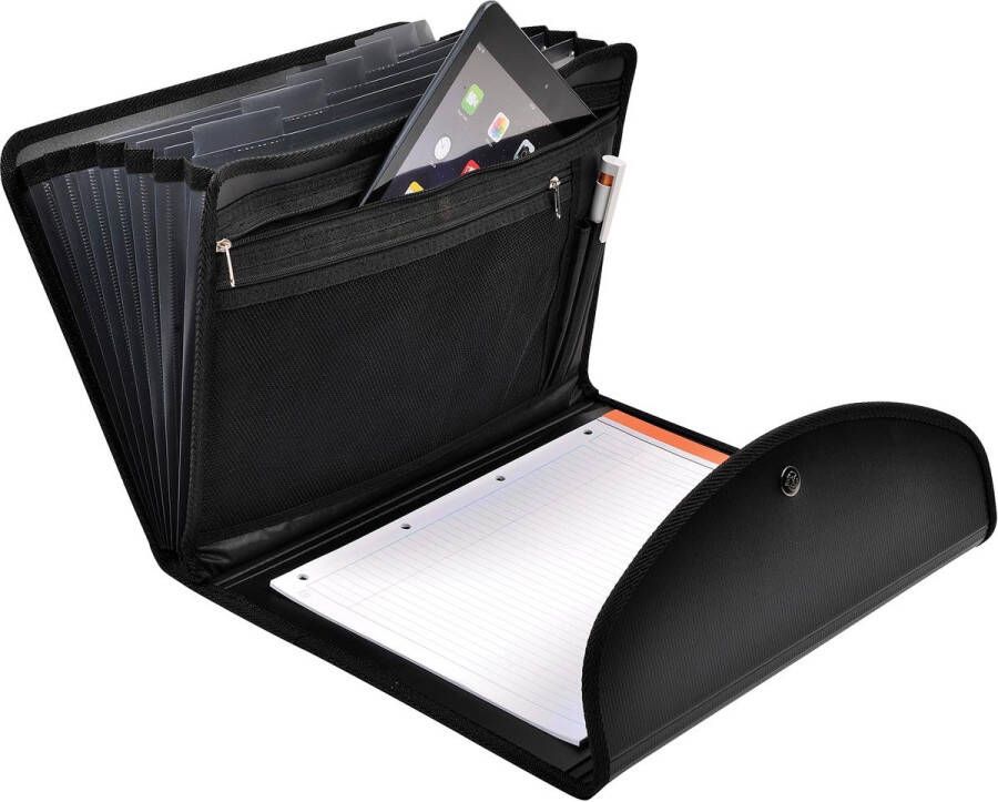 Exacompta Sorteermap Exactive Exacfolio A4 6 vakken PP zwart