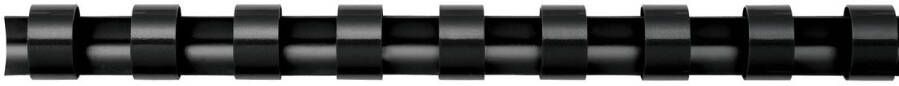 Fellowes bindruggen doos van 25 stuks 8 mm zwart