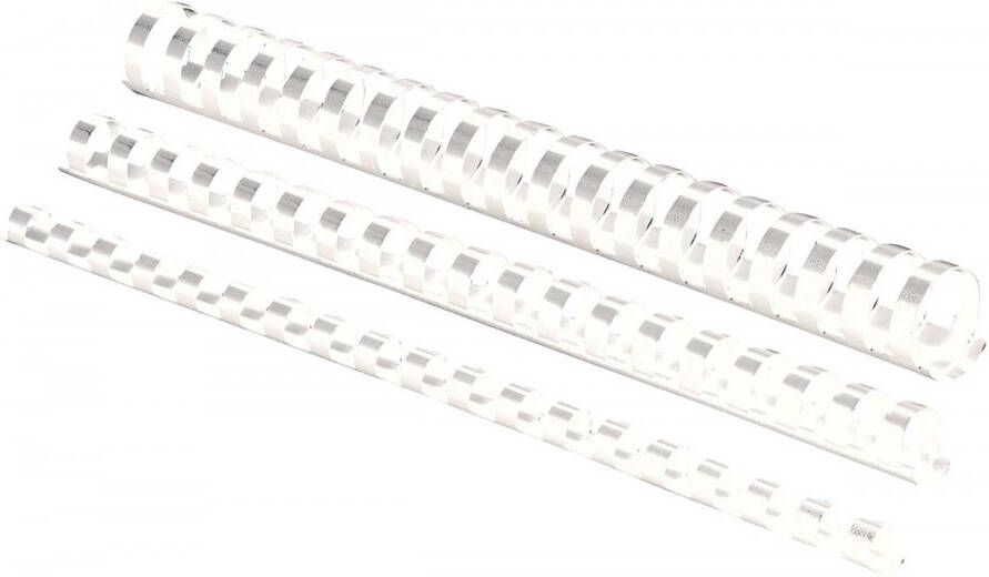 Fellowes bindruggen pak van 100 stuks 10 mm wit