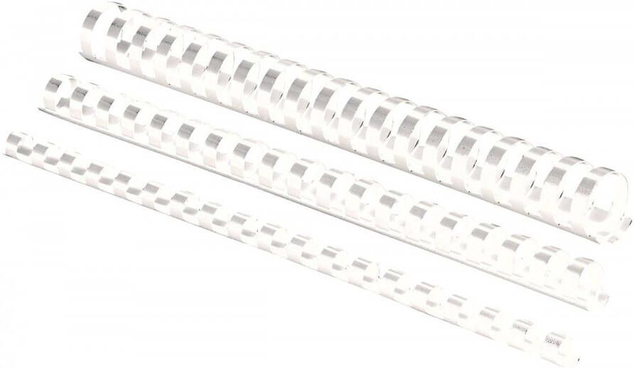 Fellowes bindruggen pak van 100 stuks 14 mm wit