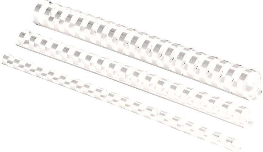 Fellowes bindruggen pak van 100 stuks 6 mm wit