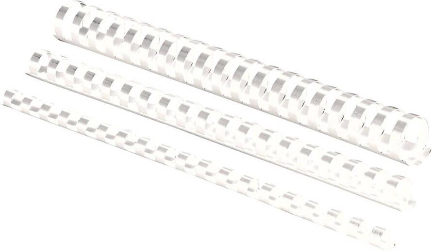 Fellowes bindruggen pak van 100 stuks 8 mm wit