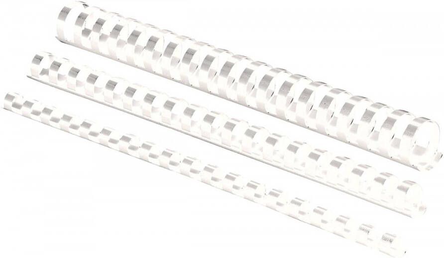 Fellowes bindruggen pak van 50 stuks 25 mm wit