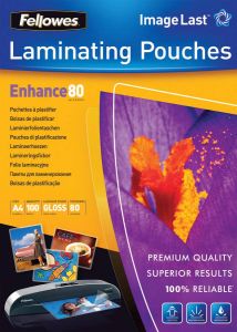 Fellowes lamineerhoes Enhance80 ft A4 160 micron (2 x 80 micron) pak van 100 stuks