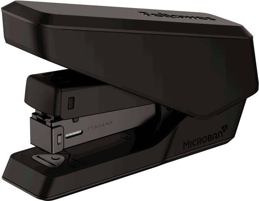 Fellowes LX840 EasyPress nietmachine met Microban half strip 25 blad zwart