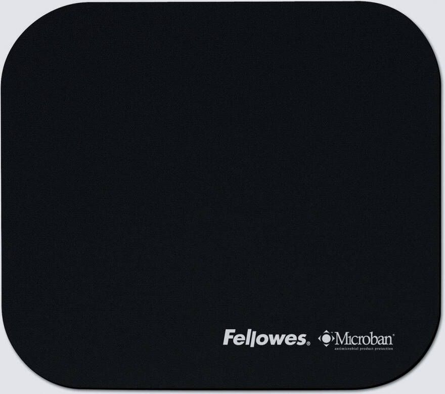 Fellowes Muismat Microban zwart