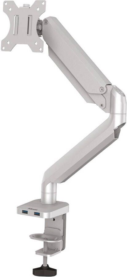 Fellowes Platinum Series monitorarm enkel zilver