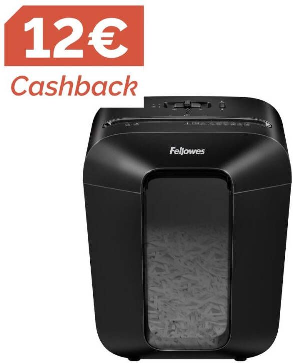 Fellowes Powershred papiervernietiger LX50 zwart