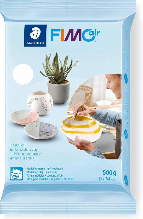 Fimo Staedtler Boetseerklei Air wit pak van 500 g