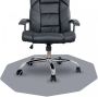 Floortex Cleartex vloermat Chairmat 9-hoek voor harde en solide oppervlakken ft 98 x 98 cm - Thumbnail 1