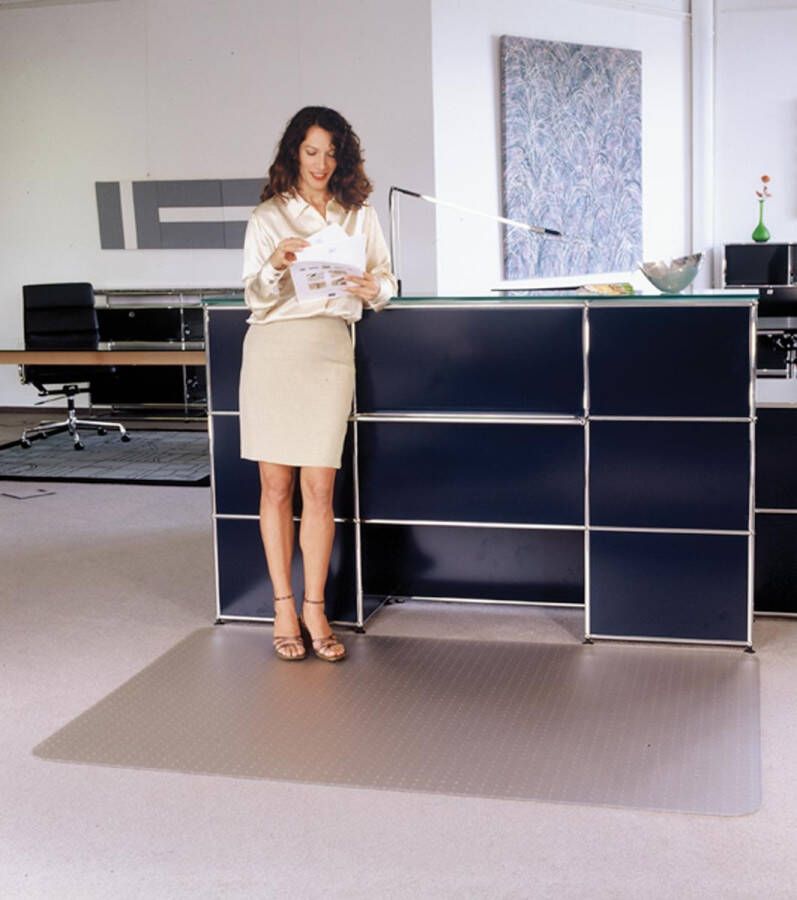 Floortex vloermat Cleartex Advantagemat voor tapijt rechthoekig ft 116 x 150 cm