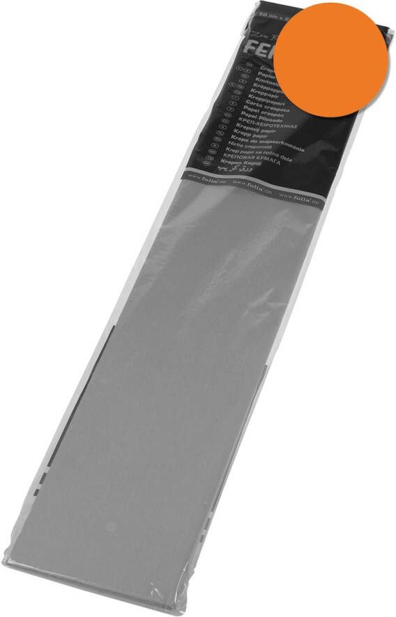 Folia Paper Crêpepapier Folia 250x50cm nr109 feloranje