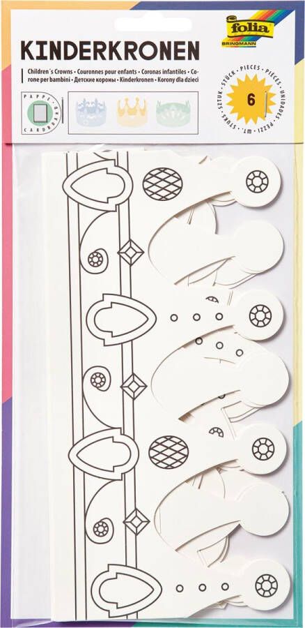 Folia Paper Kinderkronen 3 dessins