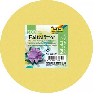Folia vouwblaadjes diameter 15 cm pak van 500 blaadjes