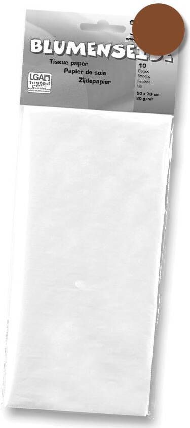 Folia zijdepapier bruin