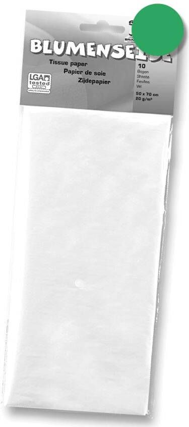 Folia zijdepapier groen