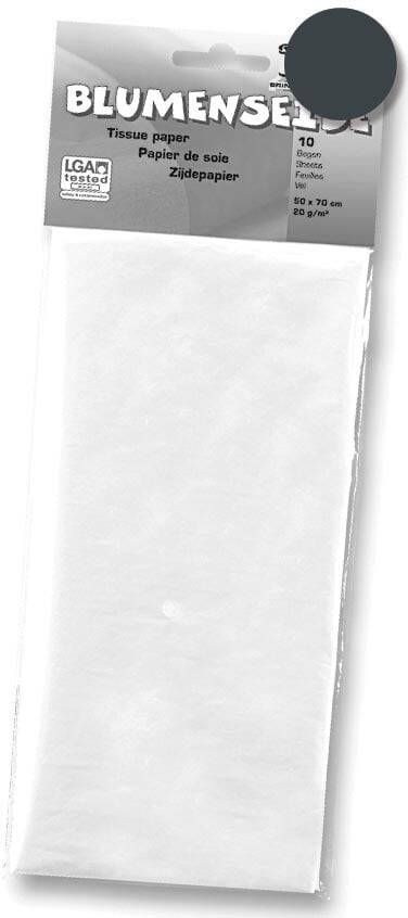 Folia zijdepapier zwart