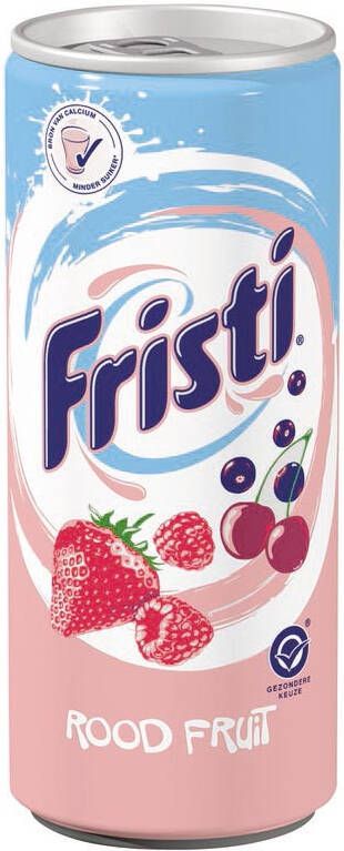 Fristi yoghurtdrank blik van 25 cl pak van 24 stuks