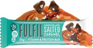 Fulfil Salted Caramel reep van 55 g pak van 15 stuks