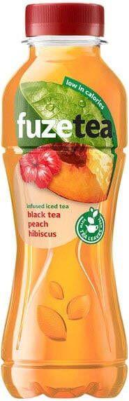 Fuze tea frisdrank niet-bruisend fles van 40 cl pak van 12 stuks pezik hibiscus