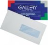 Gallery enveloppen ft 114 x 229 mm, met venster rechts, gegomd, pak van 50 stuks online kopen