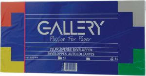Gallery enveloppen ft 114 x 229 mm stripsluiting pak van 50 stuks