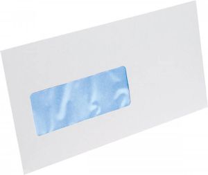 Gallery enveloppen ft 114 x 229 mm venster links stripsluiting doos van 500 stuks