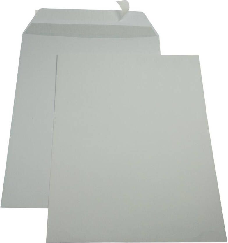 Gallery enveloppen ft 229 x 324 mm stripsluiting binnenzijde grijs doos van 250 stuks
