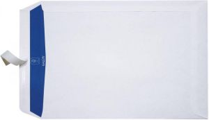 Gallery enveloppen ft 230 x 310 mm stripsluiting binnenzijde blauw doos van 250 stuks