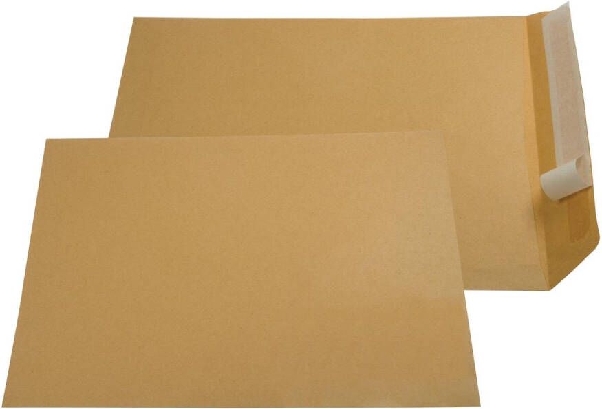 Gallery enveloppen ft 230 x 310 mm stripsluiting bruine kraft doos van 250 stuks