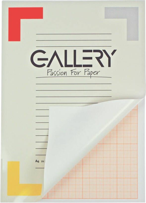 Gallery millimeterpapier ft 21 x 29 7 cm (A4) blok van 50 vel