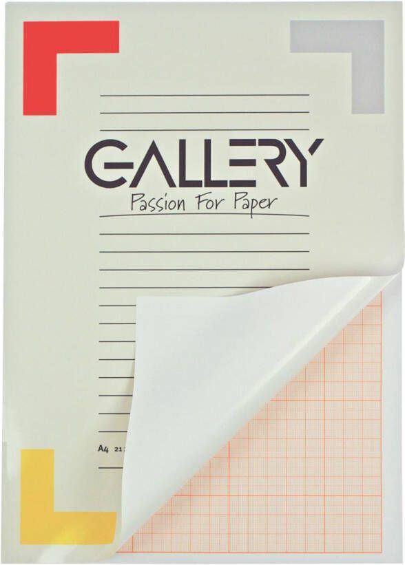 Gallery millimeterpapier ft 21 x 29 7 cm (A4) blok van 50 vel