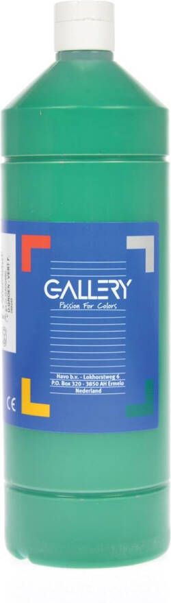Gallery Plakkaatverf flacon van 1.000 ml donkergroen