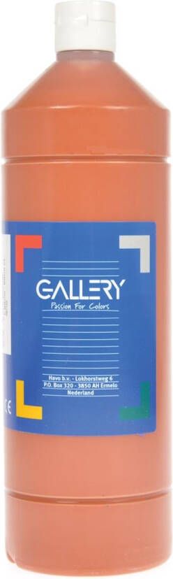 Gallery Plakkaatverf flacon van 1.000 ml lichtbruin